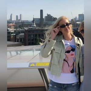 Zara Light Green Jacket